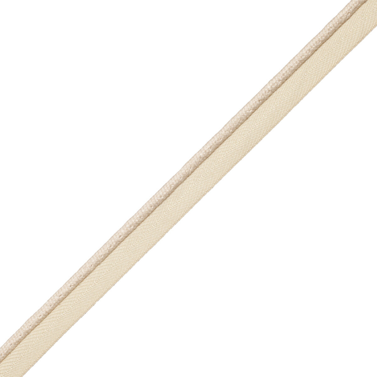 1/8" (4 Mm) Harbour Cord With Tape Trim by Samuel & Sons in Sand Dune