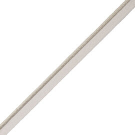 1/8" (4 Mm) Harbour Cord With Tape Trim by Samuel & Sons in Flax