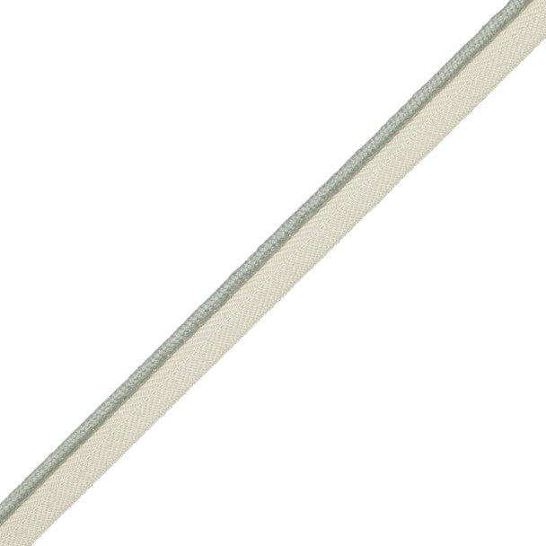 1/8" (4 Mm) Harbour Cord With Tape Trim by Samuel & Sons in Sea Crest