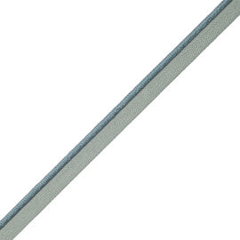 1/8" (4 Mm) Harbour Cord With Tape Trim by Samuel & Sons in Aqua