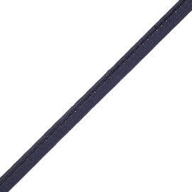 1/8" (4 Mm) Harbour Cord With Tape Trim by Samuel & Sons in Navy