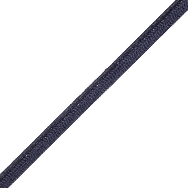 1/8" (4 Mm) Harbour Cord With Tape Trim by Samuel & Sons in Navy