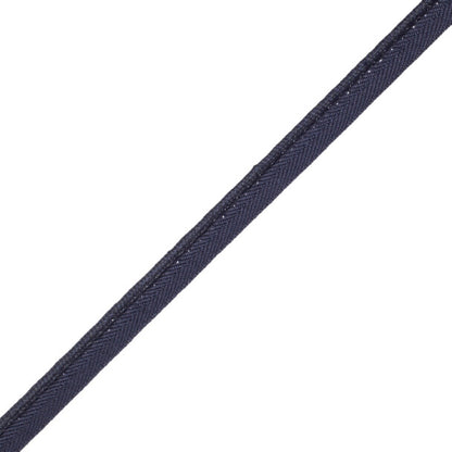 1/8" (4 Mm) Harbour Cord With Tape Trim by Samuel & Sons in Navy