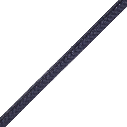 1/8" (4 Mm) Harbour Cord With Tape Trim by Samuel & Sons in Navy