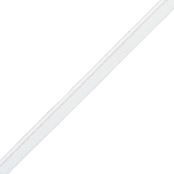1/8" (4 Mm) Harbour Cord With Tape Trim by Samuel & Sons in Cloud