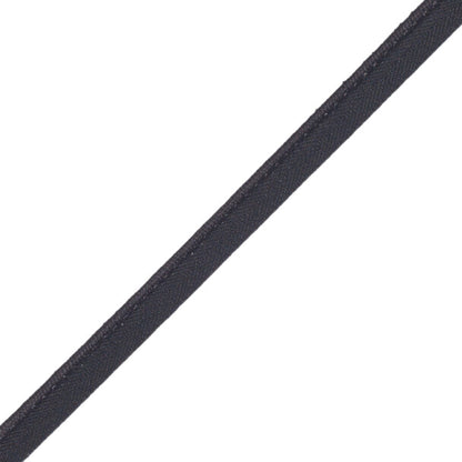 1/8" (4 Mm) Harbour Cord With Tape Trim by Samuel & Sons in Ebony