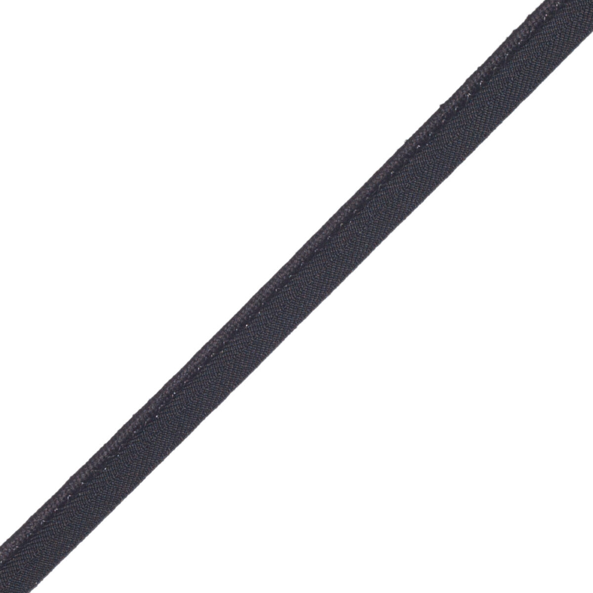1/8" (4 Mm) Harbour Cord With Tape Trim by Samuel & Sons in Ebony