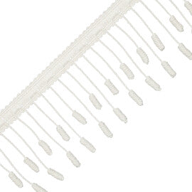 Harbour Barrel Knot Fringe Trim by Samuel & Sons in Sail