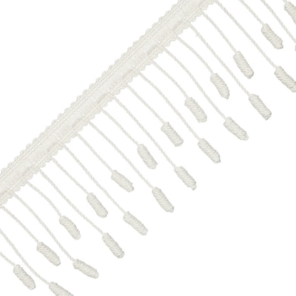 Harbour Barrel Knot Fringe Trim by Samuel & Sons in Sail