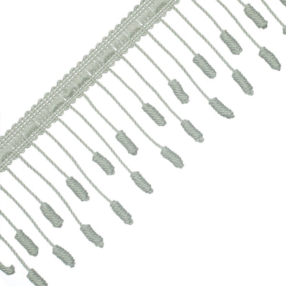 Harbour Barrel Knot Fringe Trim by Samuel & Sons in Sea Crest