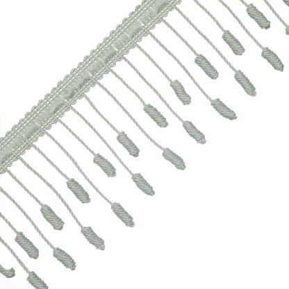 Harbour Barrel Knot Fringe Trim by Samuel & Sons in Sea Crest