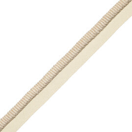 3/8" (10 Mm) Harbour Cord With Tape Trim by Samuel & Sons in Sand Dune