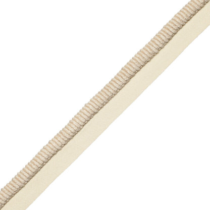 3/8" (10 Mm) Harbour Cord With Tape Trim by Samuel & Sons in Sand Dune