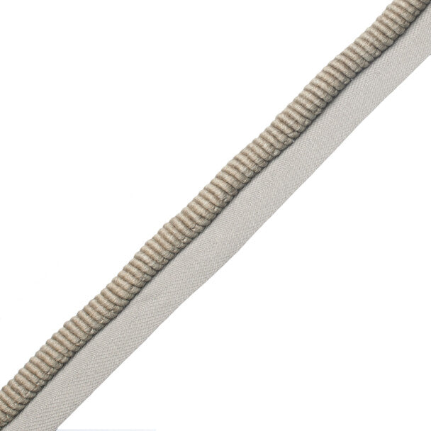3/8" (10 Mm) Harbour Cord With Tape Trim by Samuel & Sons in Flax