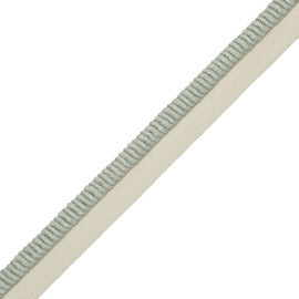 3/8" (10 Mm) Harbour Cord With Tape Trim by Samuel & Sons in Sea Crest