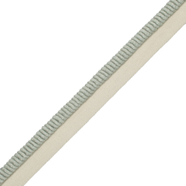 3/8" (10 Mm) Harbour Cord With Tape Trim by Samuel & Sons in Sea Crest