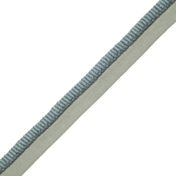3/8" (10 Mm) Harbour Cord With Tape Trim by Samuel & Sons in Aqua
