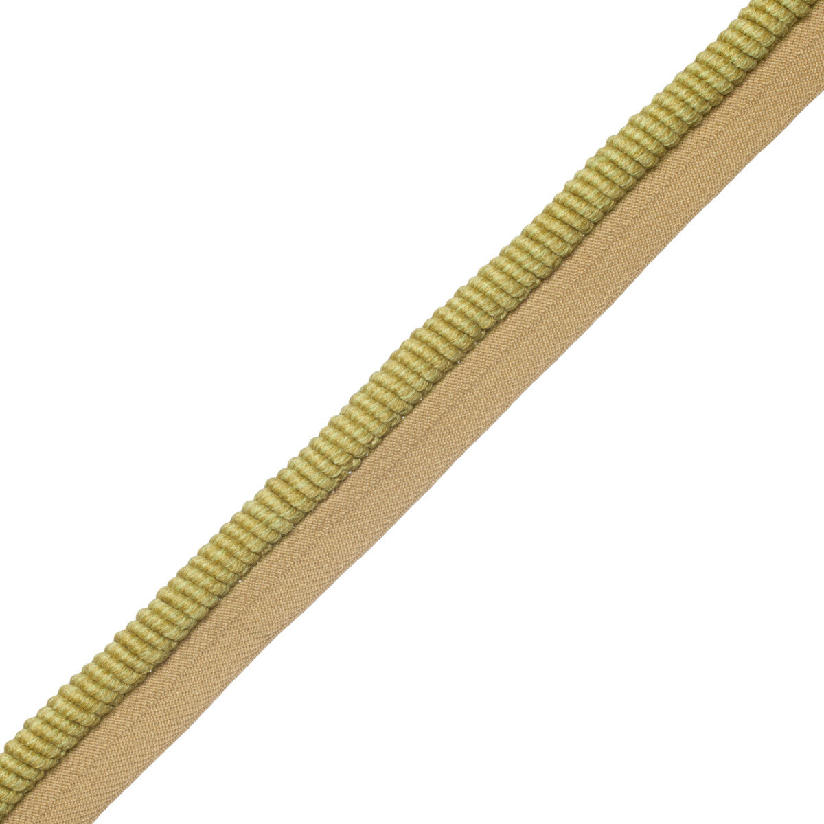 3/8" (10 Mm) Harbour Cord With Tape Trim by Samuel & Sons in Kelp