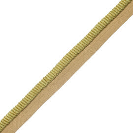 3/8" (10 Mm) Harbour Cord With Tape Trim by Samuel & Sons in Kelp