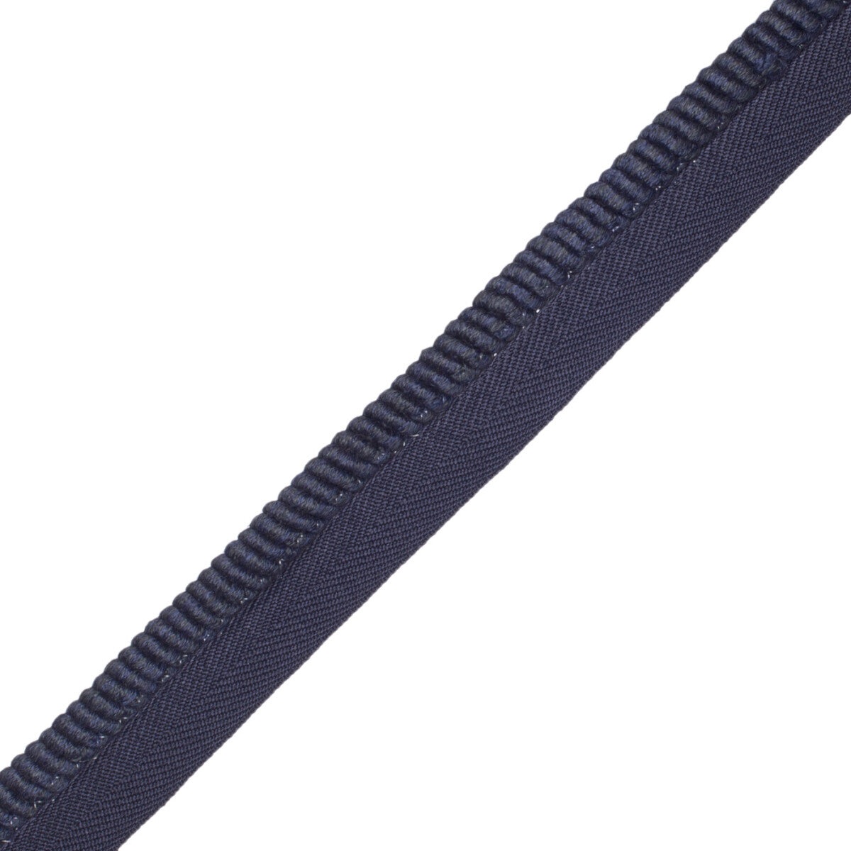 3/8" (10 Mm) Harbour Cord With Tape Trim by Samuel & Sons in Navy
