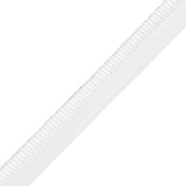 3/8" (10 Mm) Harbour Cord With Tape Trim by Samuel & Sons in Cloud