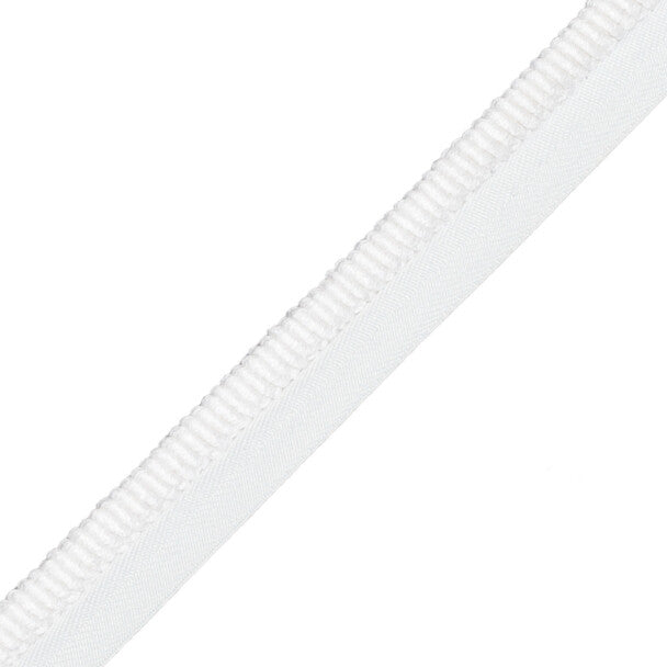 3/8" (10 Mm) Harbour Cord With Tape Trim by Samuel & Sons in Cloud