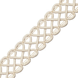 Harbour Serpentine Braid Trim by Samuel & Sons in Sand Dune