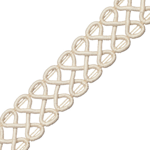 Harbour Serpentine Braid Trim by Samuel & Sons in Sand Dune
