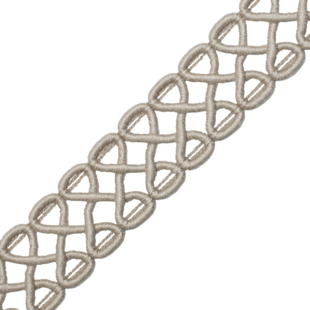 Harbour Serpentine Braid Trim by Samuel & Sons in Flax