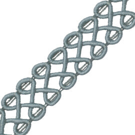 Harbour Serpentine Braid Trim by Samuel & Sons in Aqua