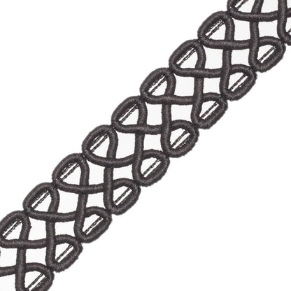 Harbour Serpentine Braid Trim by Samuel & Sons in Ebony