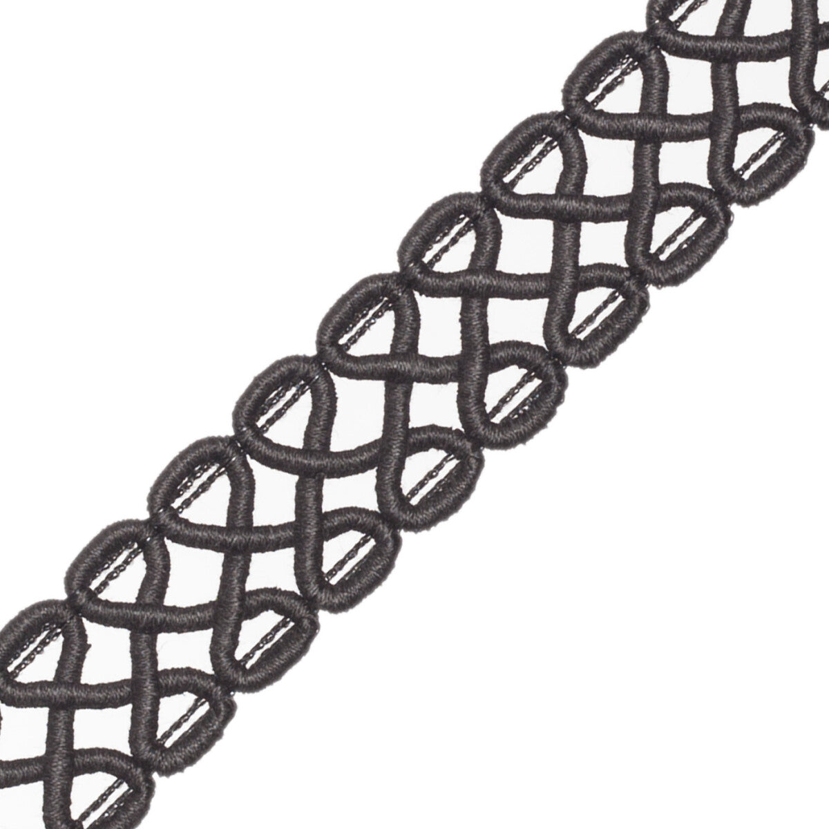 Harbour Serpentine Braid Trim by Samuel & Sons in Ebony