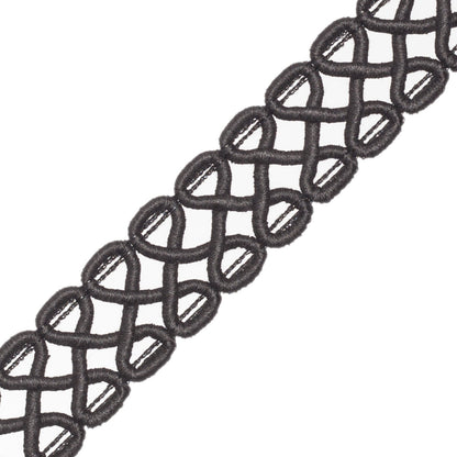 Harbour Serpentine Braid Trim by Samuel & Sons in Ebony
