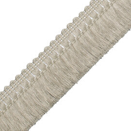 Harbour Linen Brush Fringe Trim by Samuel & Sons in Flax