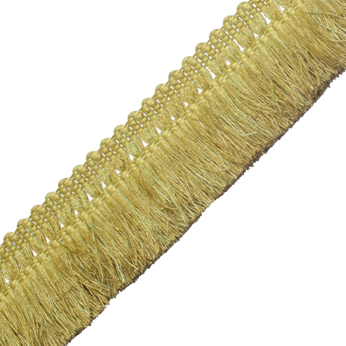 Harbour Linen Brush Fringe Trim by Samuel & Sons in Kelp