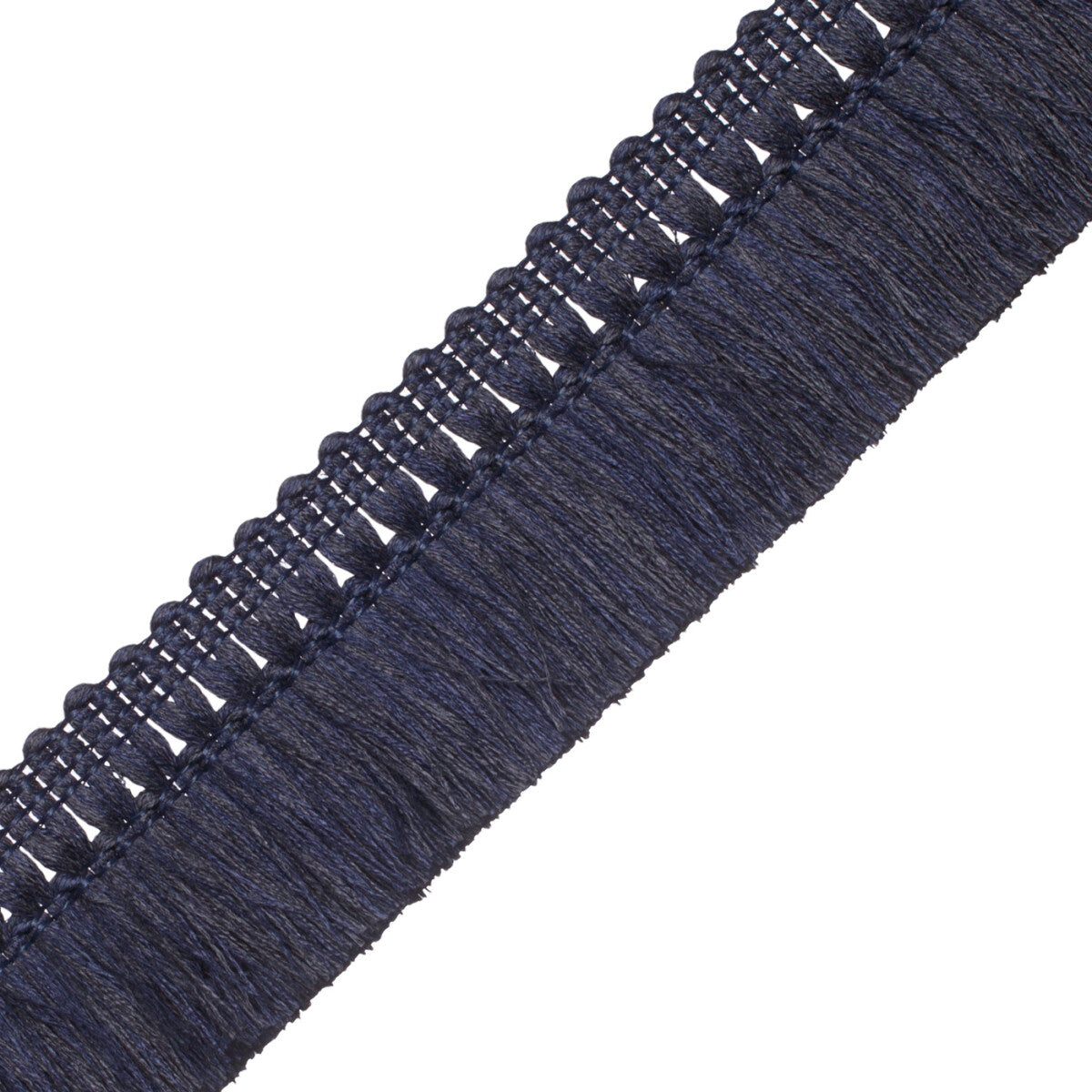 Harbour Linen Brush Fringe Trim by Samuel & Sons in Navy