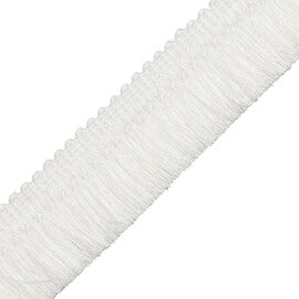 Harbour Linen Brush Fringe Trim by Samuel & Sons in Cloud