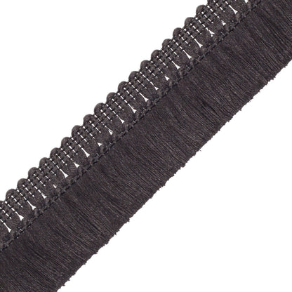 Harbour Linen Brush Fringe Trim by Samuel & Sons in Ebony