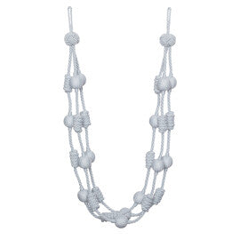 Harbour Beaded & Knotted Holdback by Samuel & Sons in Sky