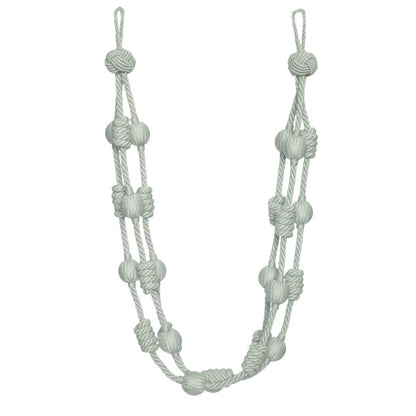 Harbour Beaded & Knotted Holdback by Samuel & Sons in Sea Crest