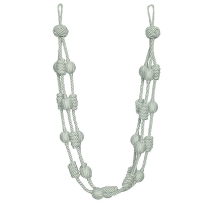 Harbour Beaded & Knotted Holdback by Samuel & Sons in Sea Crest