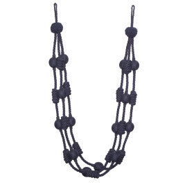 Harbour Beaded & Knotted Holdback by Samuel & Sons in Navy