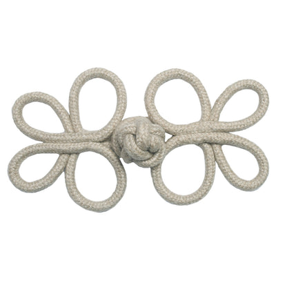 Harbour Crown Knot Frog by Samuel & Sons in Flax