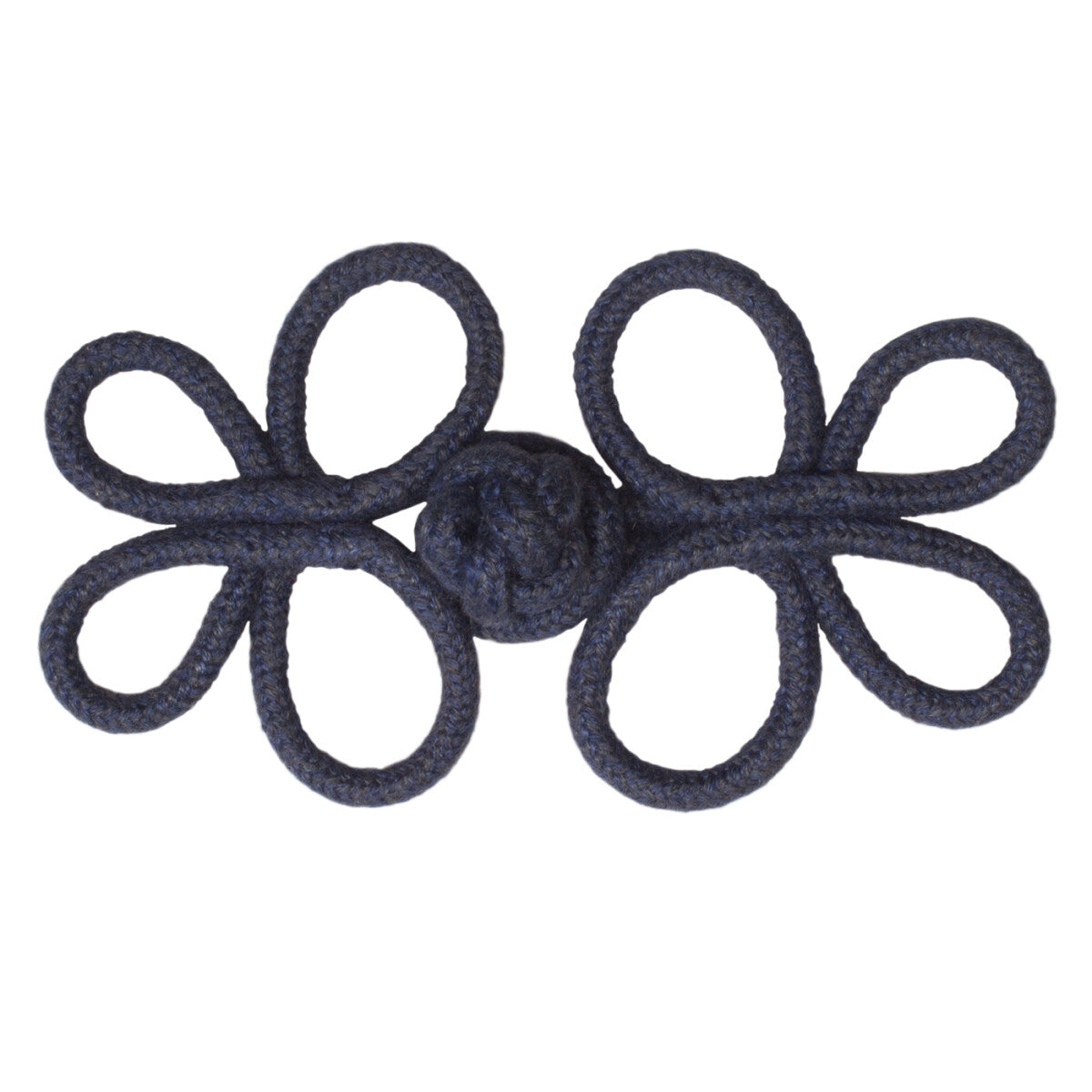 Harbour Crown Knot Frog by Samuel & Sons in Navy