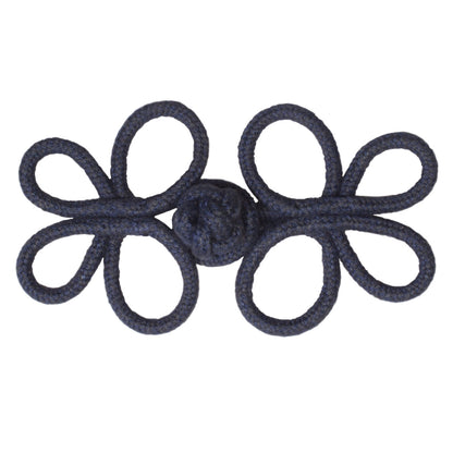 Harbour Crown Knot Frog by Samuel & Sons in Navy