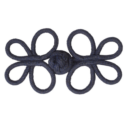 Harbour Crown Knot Frog by Samuel & Sons in Navy