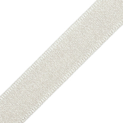 1.5" Cambridge Metallic Braid Trim by Samuel & Sons in Platinum