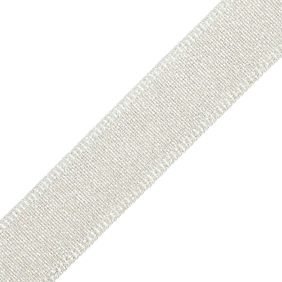 1.5" Cambridge Metallic Braid Trim by Samuel & Sons in Platinum