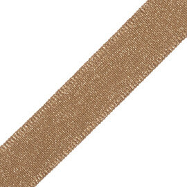 1.5" Cambridge Metallic Braid Trim by Samuel & Sons in Antique Gold