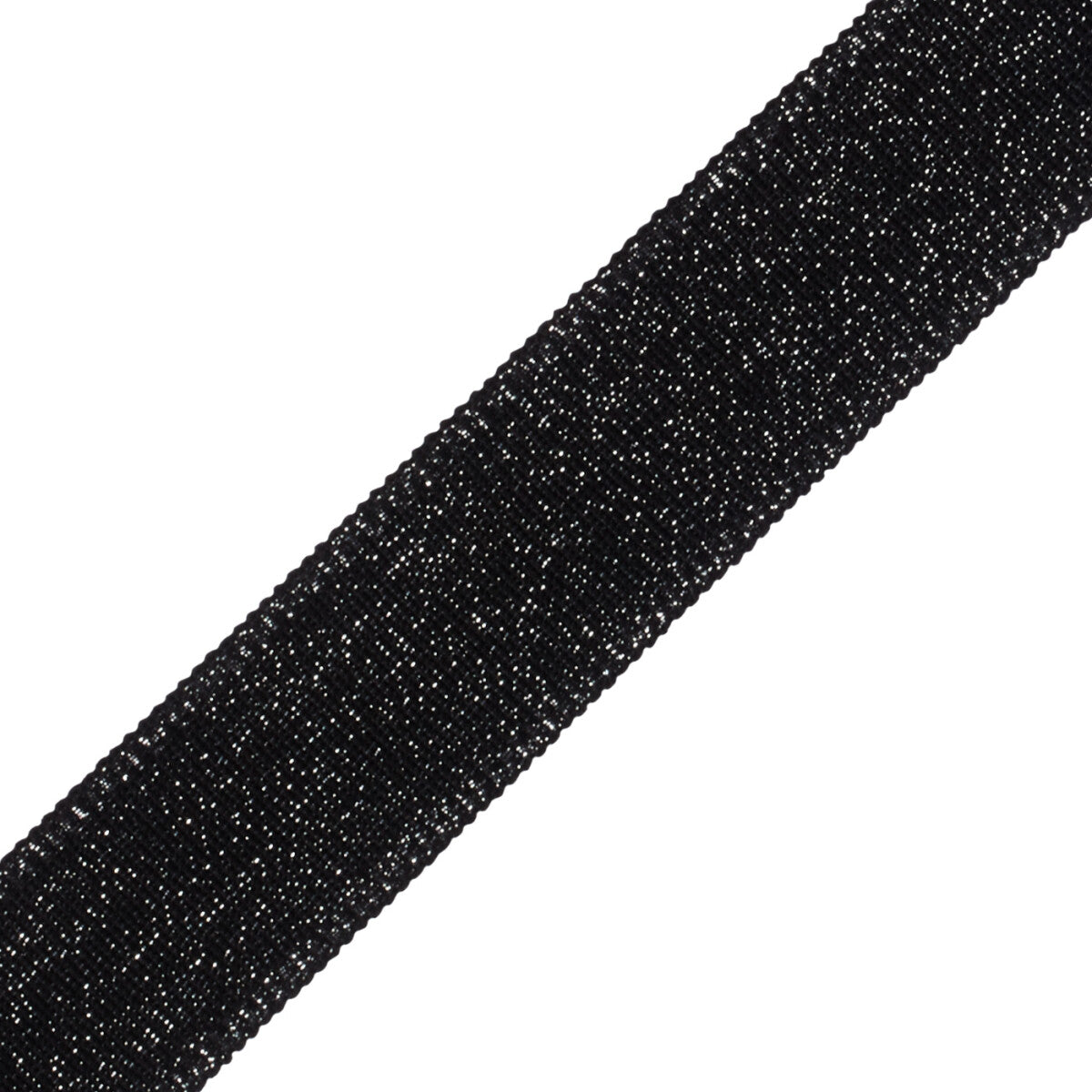 1.5" Cambridge Metallic Braid Trim by Samuel & Sons in Onyx